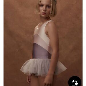 Tutu Du Monde Pink and Purple Kids Aruba swim set Swimwear